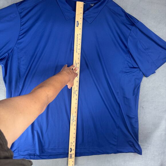Cutter And Buck Mens 5XB True Blue Short Sleeve Golf Polo Performance‎ Shirt - Picture 3 of 7